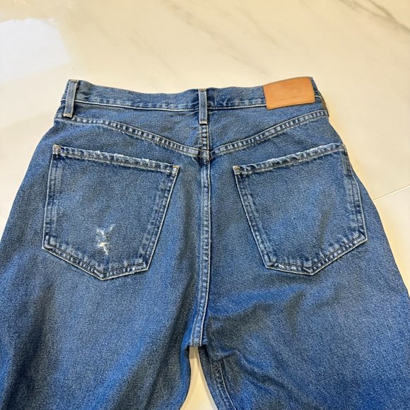 Citizens of Humanity Eva Distressed High-Rise Straight-Leg Baggy Jeans - Picture 14 of 16